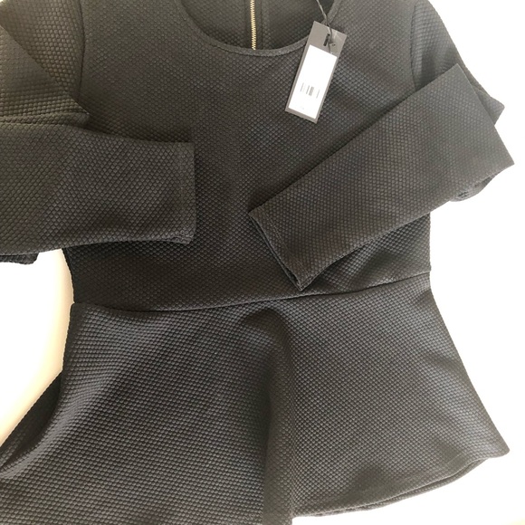 Dynamite Peplum BNWT large black - Picture 1 of 4